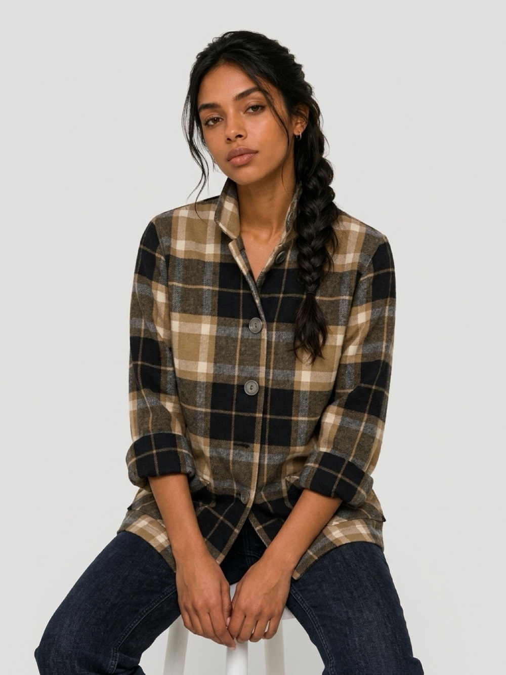 Pendleton 49’er Jacket in Rich Brown,Black & Camel